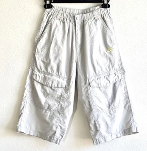 Nike Boys Bermuda Cargo Shorts Age 13 14 160 cm Elastic Waist - Picture 1 of 14