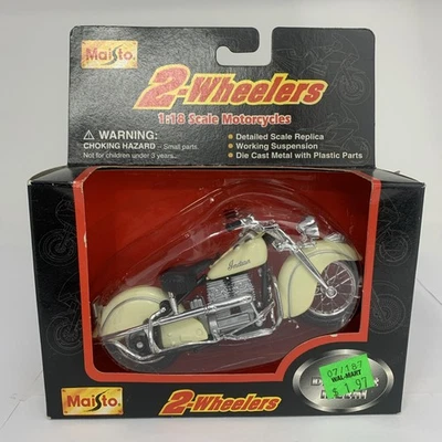 Maisto Diecast-plastic Show Bikes Motorcycle Indian 1/18 Scale. NIB - Image 1 of 4