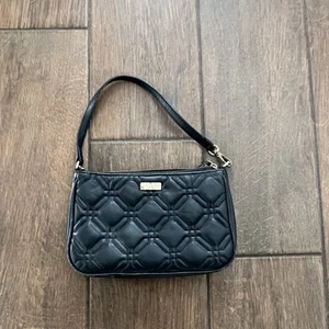 Kate Spade Astor Court Black Quilted Leather Mini Purse - Picture 1 of 8