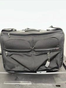 Tumi Alpha G4 Rolling Luggage Garment Bag 22030D4 Black Ballistic Nylon - Picture 1 of 7