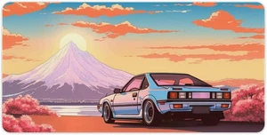 JDM Auto Schreibtischmatten auf Schreibtisch Pad Japanische Große Mauspads Gaming Cool Ae86 - Bild 1 von 12