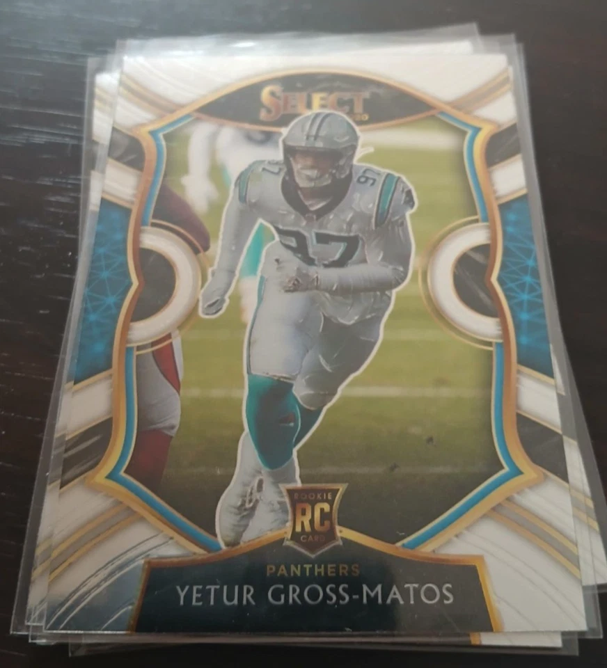 2021 Panini Select Yetur Gross-Matos  RC Rookie Card #94 Carolina Panthers - Image 1 of 1