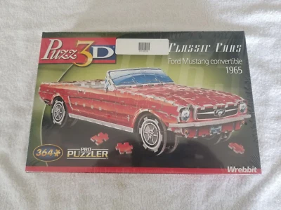 Wrebbit 3D Puzzle Espuma - Coches Clásicos 1965 Mustang Convertible Sellado Nuevo Foto 1 de 4