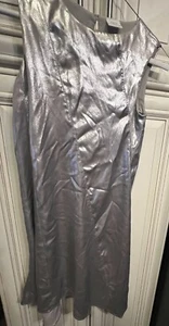 Zara girls size 11-12 silver party dress - Picture 1 of 12