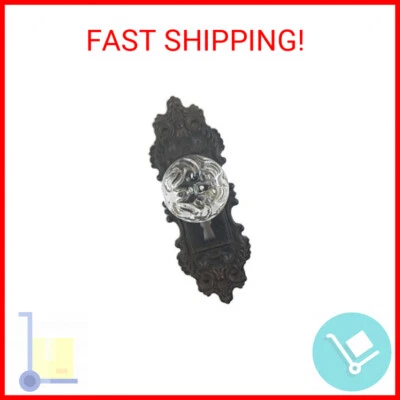 TRIPAR Antique Wall Hanging Decorative Door Knob, Brown Display - Vintage Design - Image 1 of 2