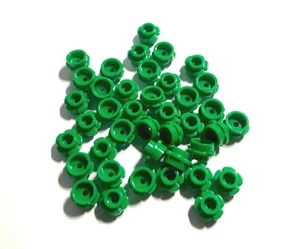 40x LEGO® Blume/Blüte Platte 1x1 rund eingekerbt  24866 NEU Grün - Bild 1 von 1