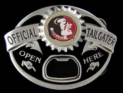 FLORIDA STATE SEMINOLES TAILGATER BOTTLE OPENER BUCKLE Cover