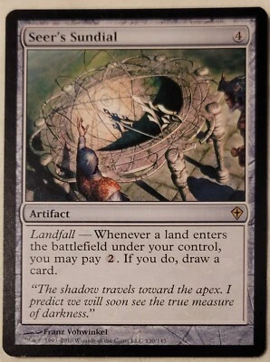 Magic The Gathering Seer's Sundial Set: Worldwake 130/145 RARE Regular Artifact - Image 1 of 4