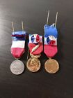 Lot de 3 médailles civiles françaises du TRAVAIL french medal