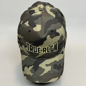 Sombrero camuflado True Religion para hombre con cierre a presión OS bordado - Imagen 1 de 10