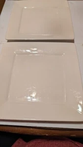 TABLETOPS GALLERY MISTO IVORY SET 2 DINNER PLATE 10 5/8" VG USED COND - Picture 1 of 1