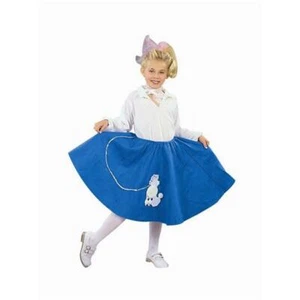 RG Costumes 91031-BL-L Blue Poodle Skirt Costume - Size Child-Large - Picture 1 of 1