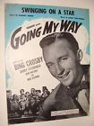 Swinging On A Star From Going My Way Bing Crosby Cover Van Heusen & Burke 1944