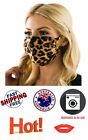SUPER SEXY WASHABLE LEOPARD PRINT FEMALE FACE MASK ADULT PROTECT DUST FLU POLLEN