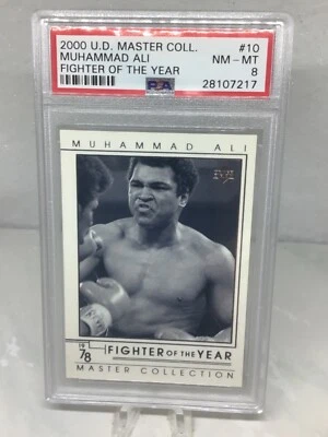 2000 Upper Deck Master Collection #10 Muhammad Ali PSA 8 (12 in all grades) - Image 1 of 2