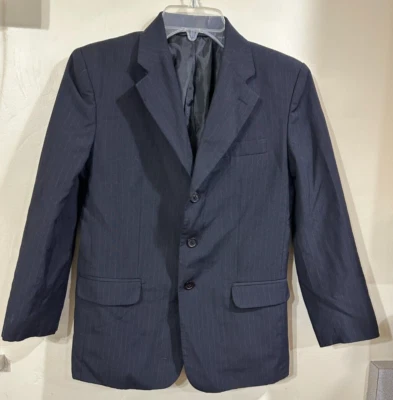 MAKAVELI Branded Boys Suit Jacket 3 Button Sz 12 Black EUC - Image 1 of 4