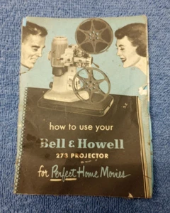 Manual de instrucciones de funcionamiento del proyector Bell & Howell 273 vintage de 15 páginas - Imagen 1 de 3
