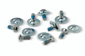 ALTITUDE ADULT SNOWBOARD BINDING MOUNTING HARDWARE SCREWS WASHERS (STEEL) 18MM - Picture 1 of 2