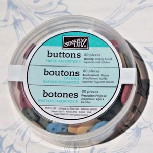 Stampin Up Fresh Favorites II Button Embellishments, New in package - Picture 1 of 2