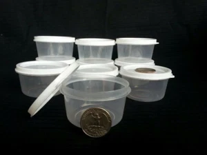 New 20 Mini Clear Plastic Small Boxes With Lid Container Storage Craft Gadgets - Picture 1 of 3