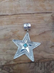 Just In; Navajo Turquoise and Sterling Silver Pendant; PDD3-6 - Picture 1 of 1