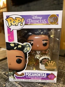 Funko Pop! Pocahontas #1077 Funko Exclusive (Gold) w/ Pin - Picture 1 of 2
