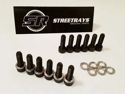 [SR] LS1 HEADER BOLTS & WASHERS LQ4 LQ9 LS9 VORTEC 4.8 5.3 6.0 6.2L (Grade 12.9) - Image 1 of 3