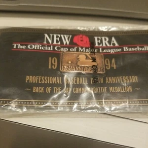 Major league baseball 125th anniversary mlb 125 hat cap medallion back of hat - Picture 1 of 1