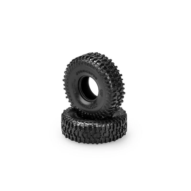 Jconcepts Tusk Green Compound Tires (2) 63mm OD Fits 1.0" SCX24 Wheel 408302 - Image 1 of 1