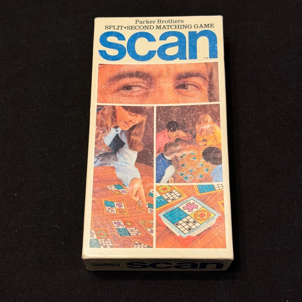 Vintage 1970 Parker Brothers Scan Split Second Matching Game - Image 1 of 4