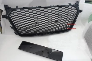 TTRS Style Honeycomb Grill Black Grille For 2015 15 2016 16 2017 17 AUDI TT - Picture 1 of 3