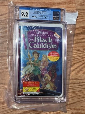 The Black Cauldron VHS Sealed Graded CGC 9.2  B+ Seal 1998 Clamshell Masterpiece - Image 1 of 2