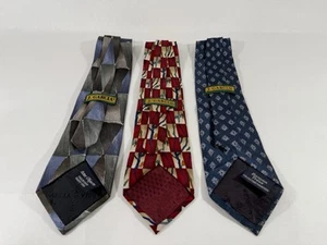 Jerry Garcia Men’s Ties Neckties 3pc Lot Green/Yellow Label L56” to L58” - Picture 1 of 6