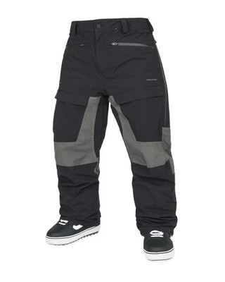 Volcom Rnge Stretch Gore-Tex Men's Snow Pants, Black, X-Large - Image 1 of 4