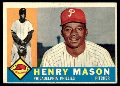 1960 Topps Ex Henry Mason Philadelphia Phillies #331 - Image 1 of 2