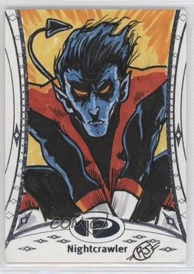 2014 Marvel Premier Character 1/1 Nightcrawler (Jimenez) #22 Auto Sketch l6f - Image 1 of 3