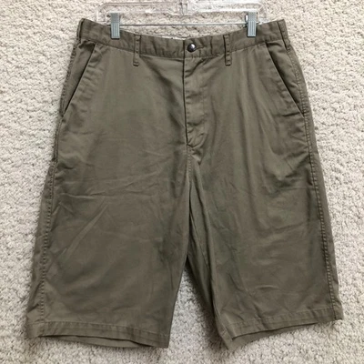 Volcom Shorts 34 Mens Brown Chino Flat Front Pockets Skate Streetwear Modern - Image 1 of 4