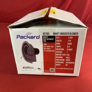 Packard 82702 Furnace Draft Inducer Motor For York S1-37310337702 024-25917-000 - Picture 1 of 12