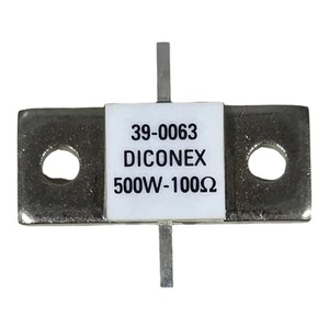 RF Dummy Load Stripline Resistor Hybrid BeO 500W 100Ohm DC-500MHZ 39-0063 DICONE - Picture 1 of 4