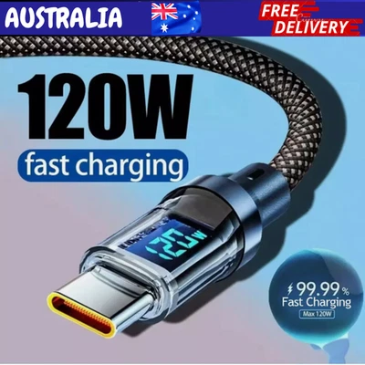 Type C USB-C Cable Charge Charging Data Fast Charger For iPhone 15 16 Samsung Au - image 1 of 4