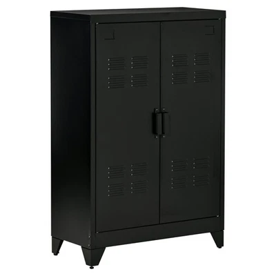 Industrial Storage Cabinet, Steel Garage Cabinet with Double Doors and Adjust... - Image 1 of 4