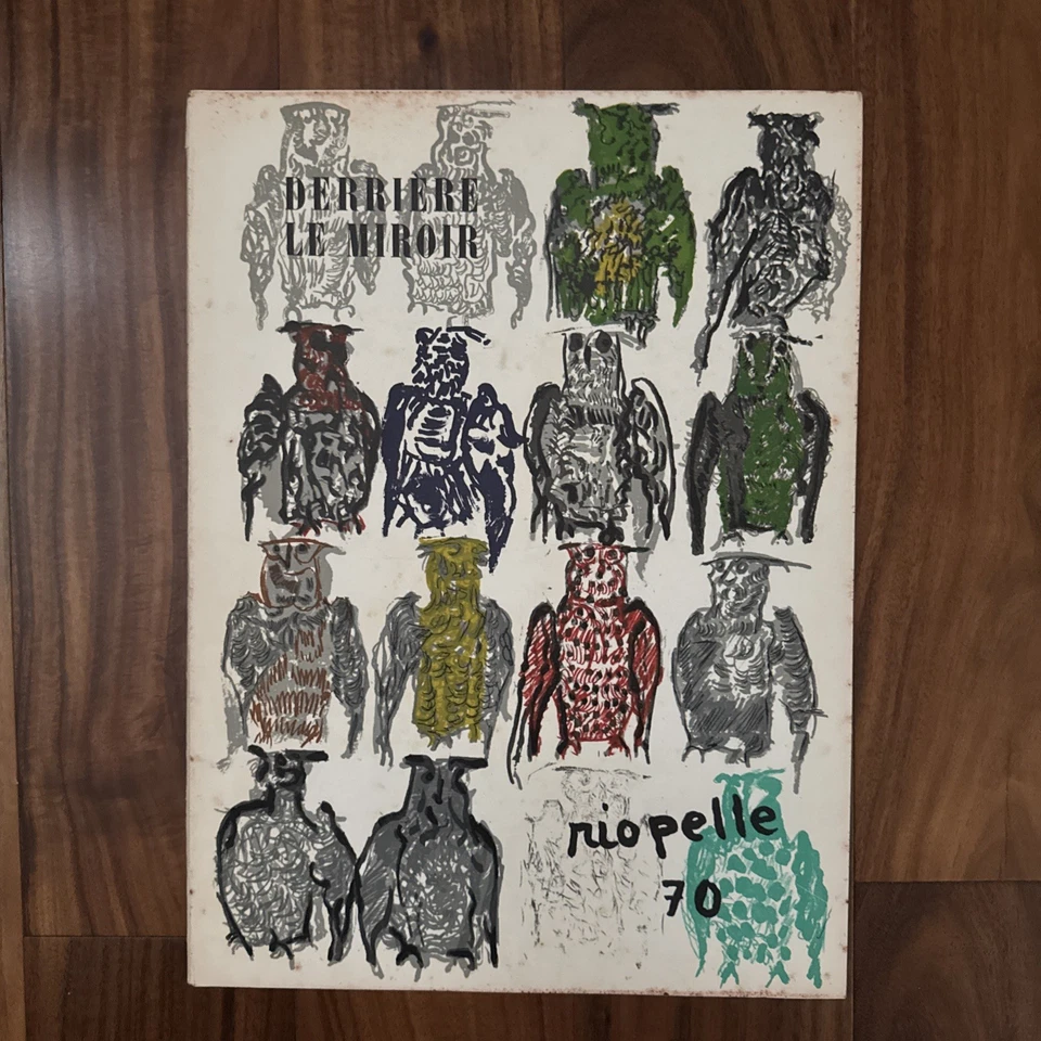 JEAN-PAUL RIOPELLE ORIGINAL LITHOS 1970 DERRIERE LE MIROIR #185 MAEGHT EDITEUR - Image 1 of 4