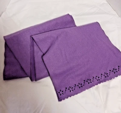 Bufanda polar púrpura lila para mujer Roamans extremos de ojales Foto 1 de 3