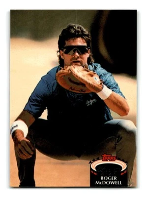 Roger McDowell 1992 Stadium Club #804 Los Angeles Dodgers Mint - Image 1 of 2