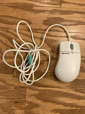Microsoft Intellimouse 1.1A PS/2 2-Button Mouse with Scroll Wheel - Image 1 of 4