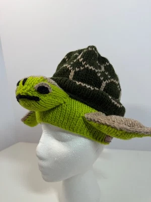 Морская черепаха ручной работы вязаный ребенка Sz Beanie шляпа сделано в Пуэрто-Рико очаровательный - Изображение 1 из 4