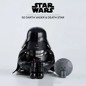 Blitzway SML Star Wars 02 Darth Vader&Death Star ABS PVC Sofubi Figure H10CM/4in - Picture 1 of 5