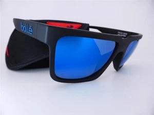 Bolle FRANK Sunglasses Matte Black - HD POLARISED Off Shore Lenses SKU 12546 - Picture 1 of 4