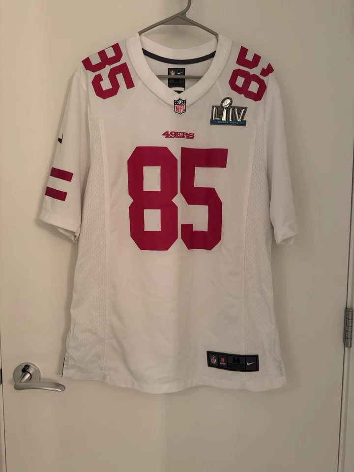 Camiseta deportiva George Kittle San Francisco 49ers Nike Super Bowl LIV jugador NFL #85 Foto 1 de 4