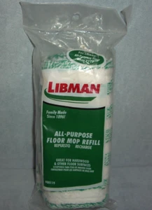 LIBMAN All-Purpose FLOOR MOP REFILL For Mop #117 ~ Great for Hardwood Floors NEW - Picture 1 of 6